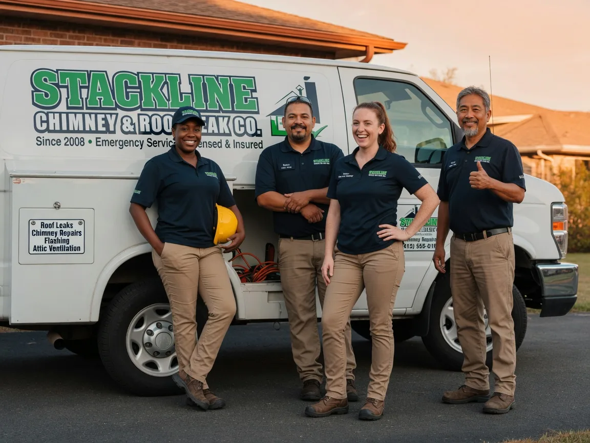 Chimney flashing repair company in Creswell, OR
